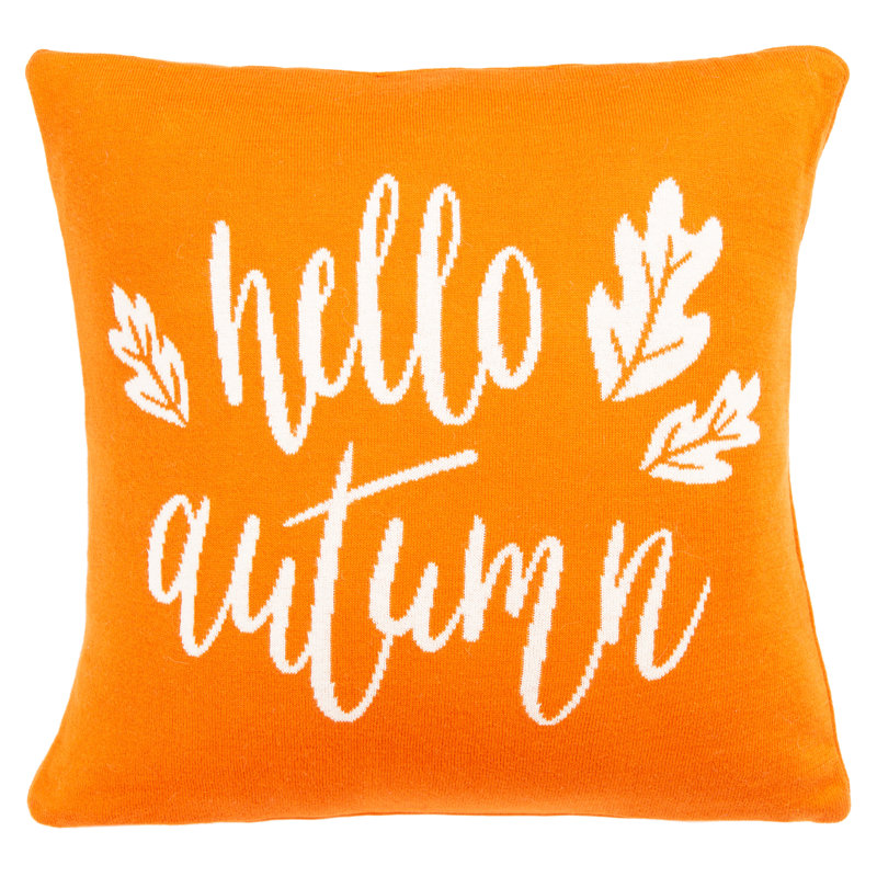Cotton Reversible Throw Pillow