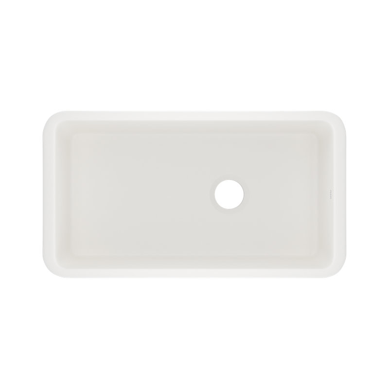 Allia™ 34" Fireclay Single Bowl Undermount Kitchen Sink, Pergame