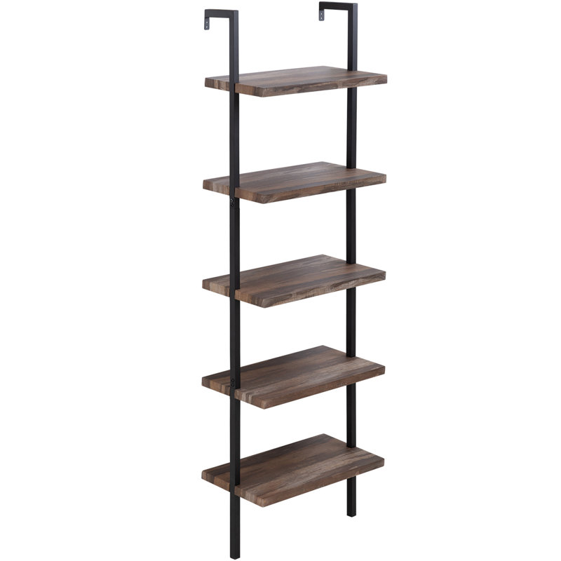 Étagère à livres en métal 23,6 ", (4 tablettes) H 72 po x l 23,6 po x P 11,9 po