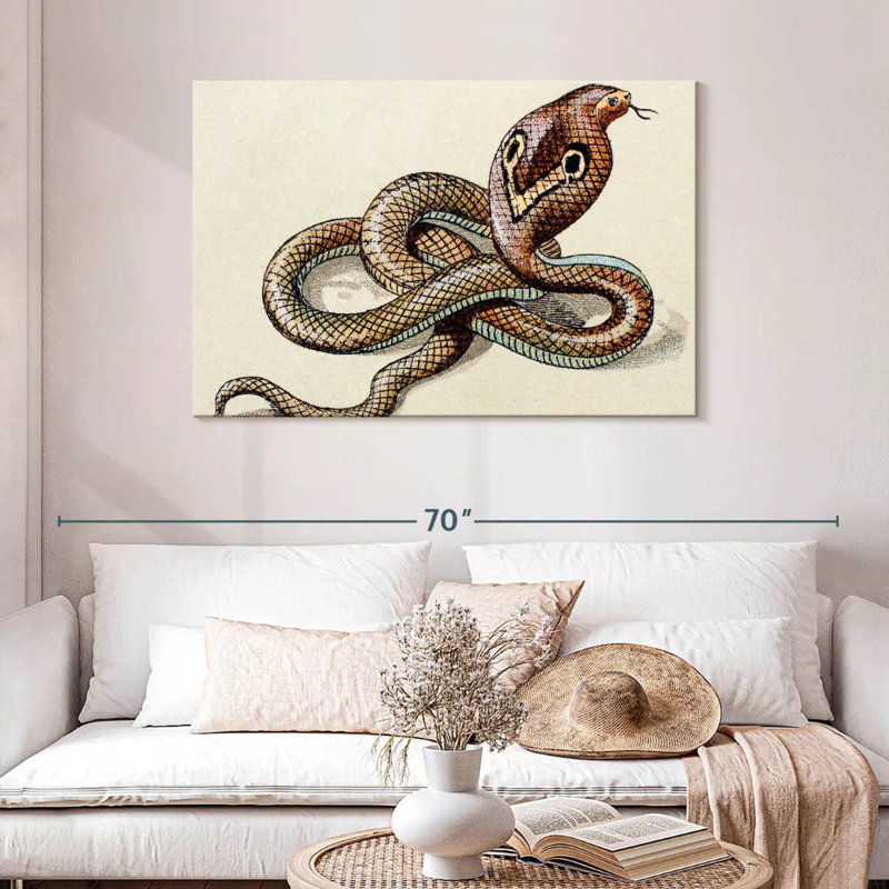 Brampt Indian Cobra, 30" H x 45" W