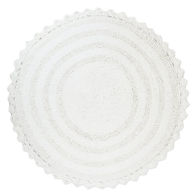 Lisk Cotton Blend Bath Rug