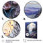 «Purple Winter River Landscape Collage IV», art mural paysage d'hiver-1127467151-1094078142