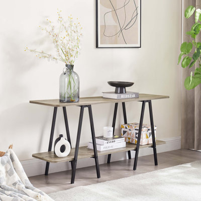 Console en gris rustique