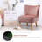 Tintah Velvet Slipper Chair-1348150241