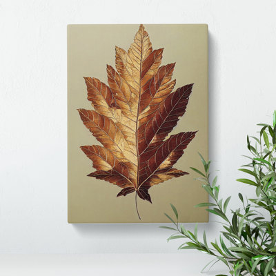 Autumn Leaf No.3 - Wrapped Canvas