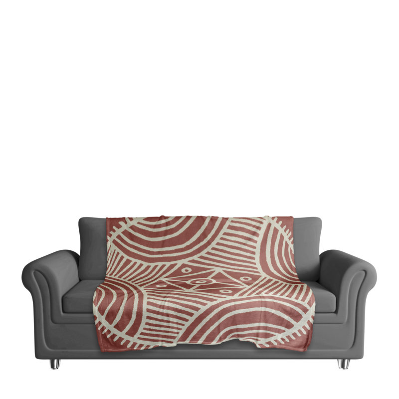 Pink Tribal 50x60 Coral Fleece Blanket