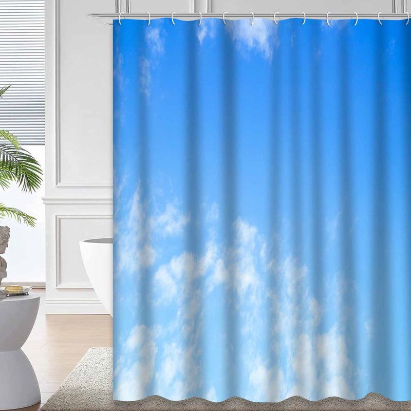 Rideau de douche Cloud Light, L 72 po x l 84 po