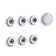 Flexjet Whirlpool Trim Kit with Six Jets