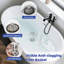 Bouchon de drain de baignoire universel en métal 2 pièces, avec récupérateur de cheveux supérieur, acier inoxydable-133007954