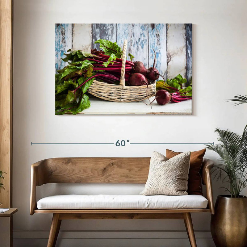 Yarlin Beetroot, 30" H x 45" W