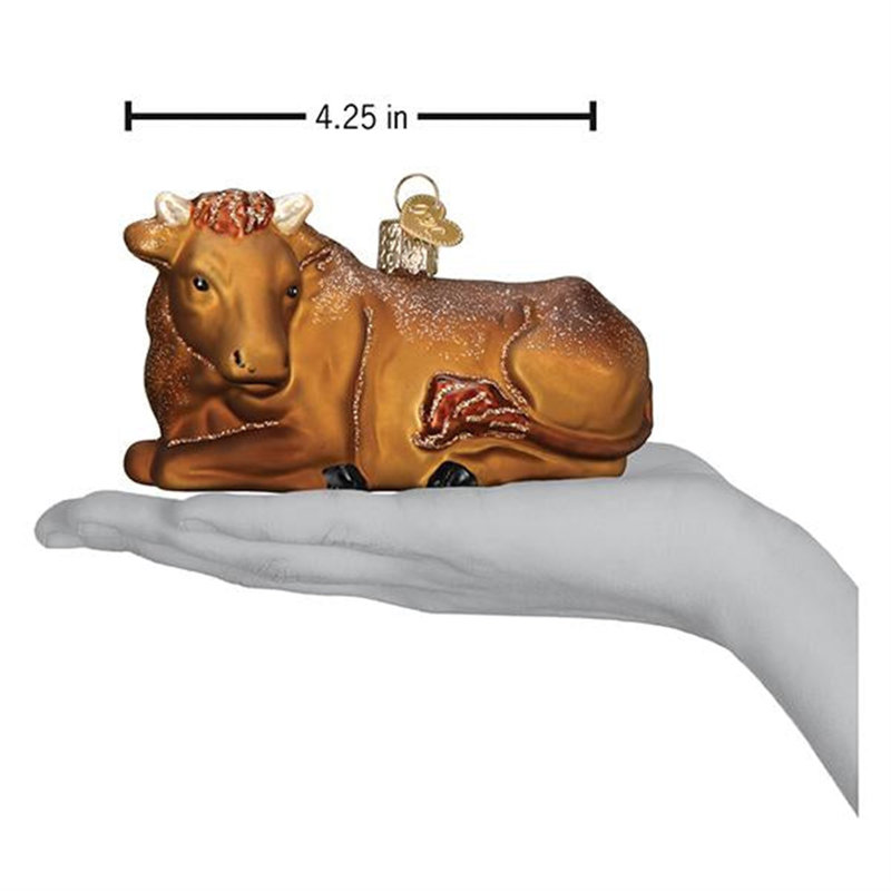 2.5'' Glass Animals Hanging Figurine Ornament