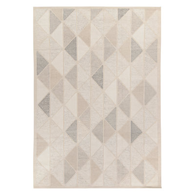 Scandinavian Wool Geometric Area Rug