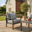 Adaeze 3 Seat Sofa Set - Cool Linen
