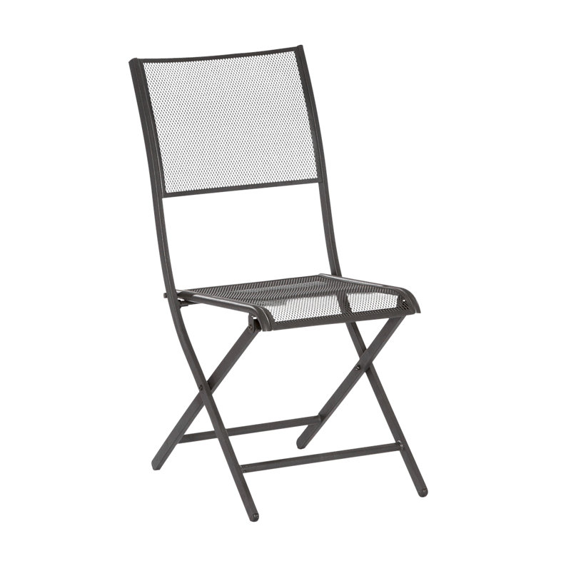 Carnation Folding Patio Dining Side Chair