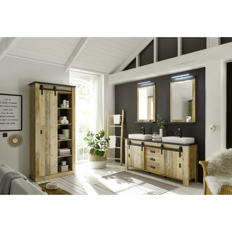 Jackeline Bathroom Suite, Light Wood