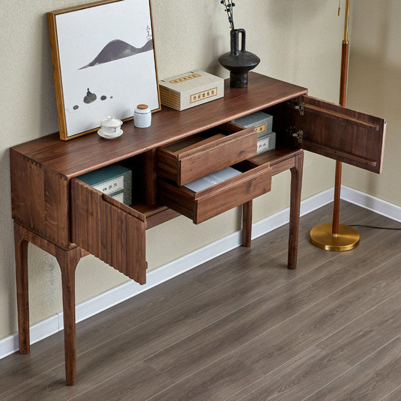Nouveau buffet de rangement minimaliste de style chinois, 35.43" H x 54.33" W x 13.77" D