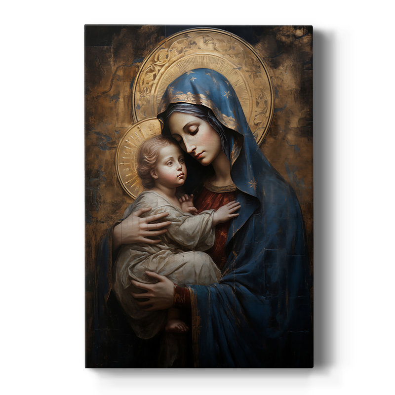 Religieux - XLII - Toile tendue avec châssis de qualité supérieure - prête à être accrochée