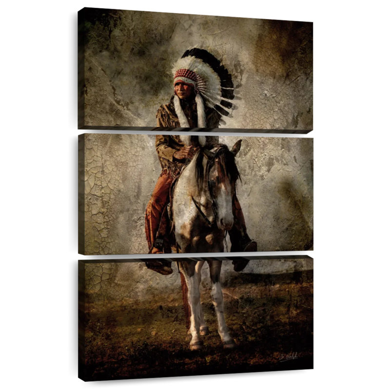 Lelar Warrior, 65" H x 42" W