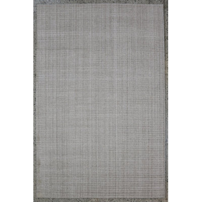 Area Rug | Light Camel Wool & Bamboo Silk Handloom Rug