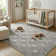 Kahli Performance Modern Geometric Gray Indoor/Outdoor Rug