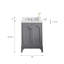 Queen 24" Single Bathroom Vanity Set with Mirror-2099481117-2099481187