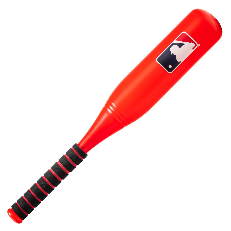 Batte de baseball en plastique Franklin Sports MLB pour enfants - rouge, Rouge