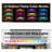Glass Fireplace TV Stand, Suitable For Tvs Up To 65 Inches, Media Entertainment Center Console Table With LED Lights-1252741065