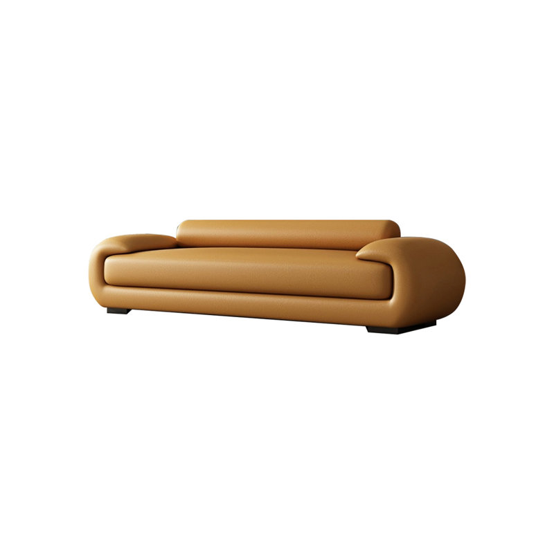 Classic Fashion Bed Stool Upholstered Bench, Orange, 25.59" H x 78.74" W x 19.68" D
