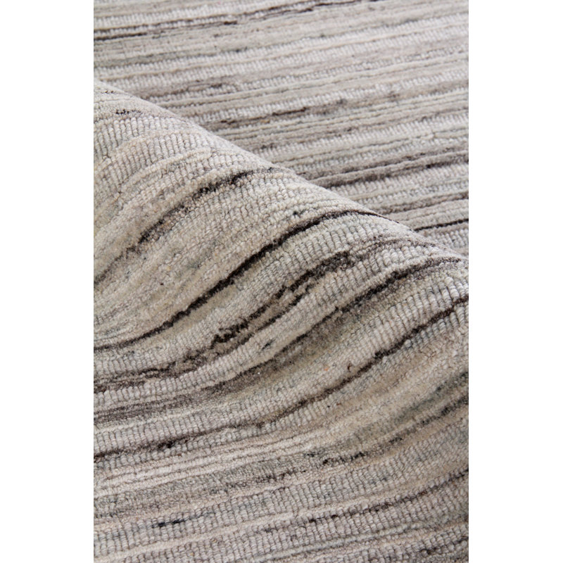 Organica Wool Striped Area Rug, Rectangle 6' x 9'