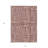 3' X 5' Ivory Striped Washable Indoor Outdoor Area Rug