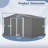 10X8 FT Outdoor Storage Shed-123513298