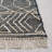 Natural Fiber Hand Loomed Jute/Cotton Southwestern Rug in Ivory/Black-166879327
