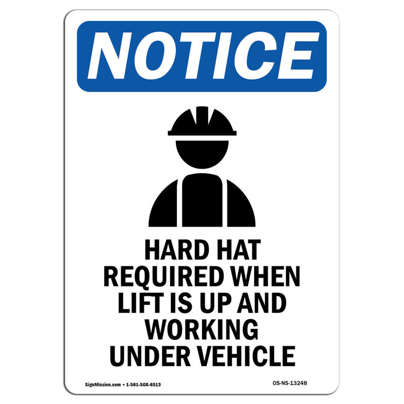 Hard Hat Required Sign
