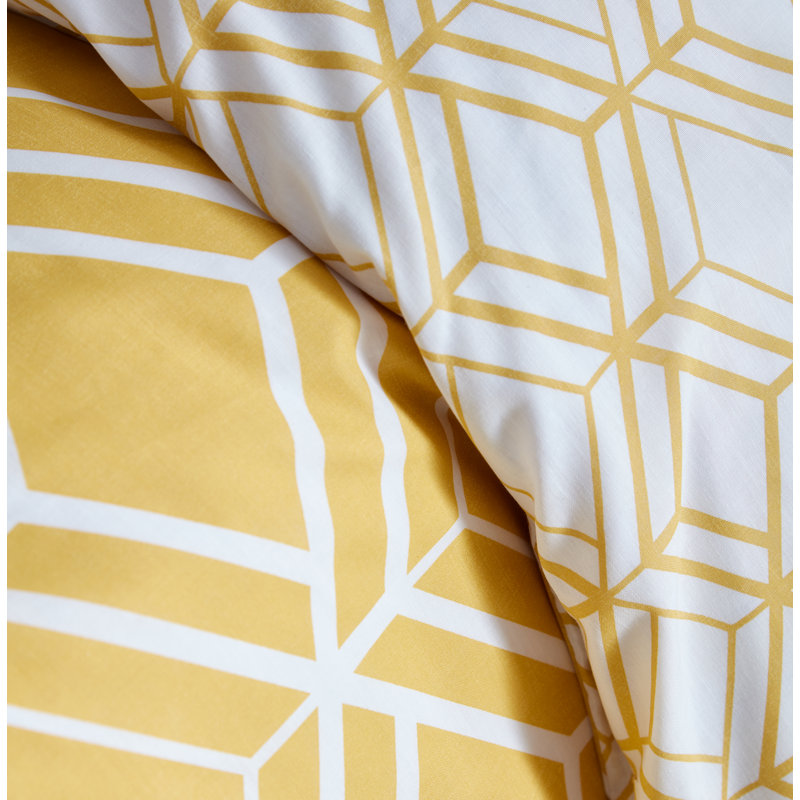 Network Geo Duvet Cover Set, 200 x 200cm Duvet Cover + 2 Standard Pillowcases
