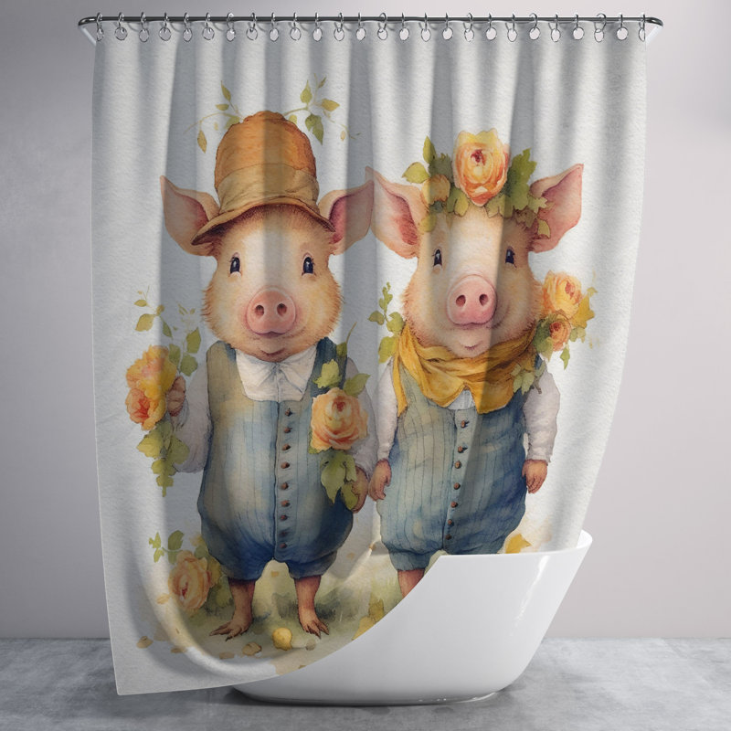 Shower Curtain, 72" H x 70" W