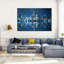 Chicago Night Lights sur impression sur toile-87154662
