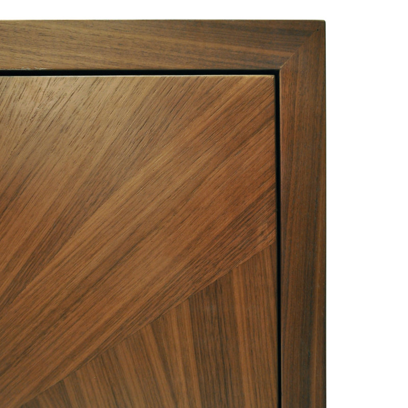 Emory 72'' Brown Solid Wood Sideboard with Adjustable Shelving