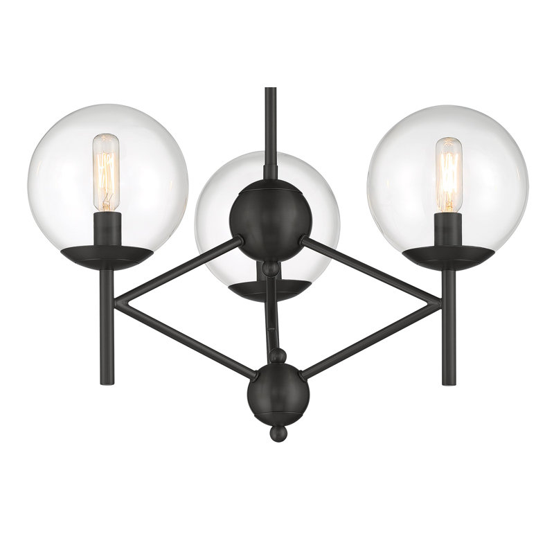 Glass Semi Flush Mount
