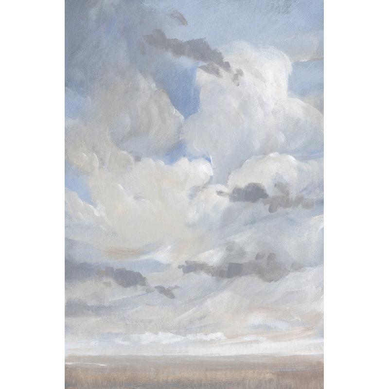 «Sky Blue I» par Timothy O 'Toole - peinture sur toile tendue, H 48 po x l 32 po x P 1,25 po