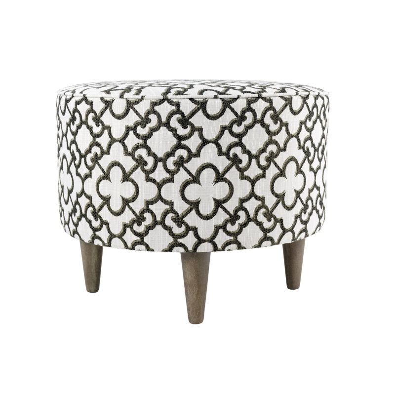 Repose-pieds, Bronze noir - beige