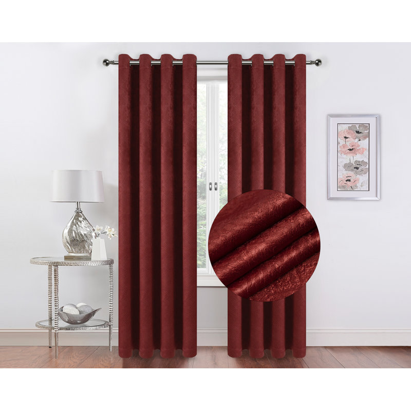 Paire de rideaux semi-transparents avec œillets Hotel, Épice