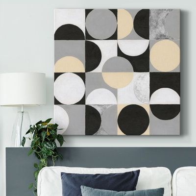 Cercle quadrants I-Gallery, toile tendue