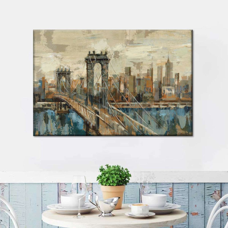 Impression sur toile New York View, H 8 po x l 12 po x P 1 po