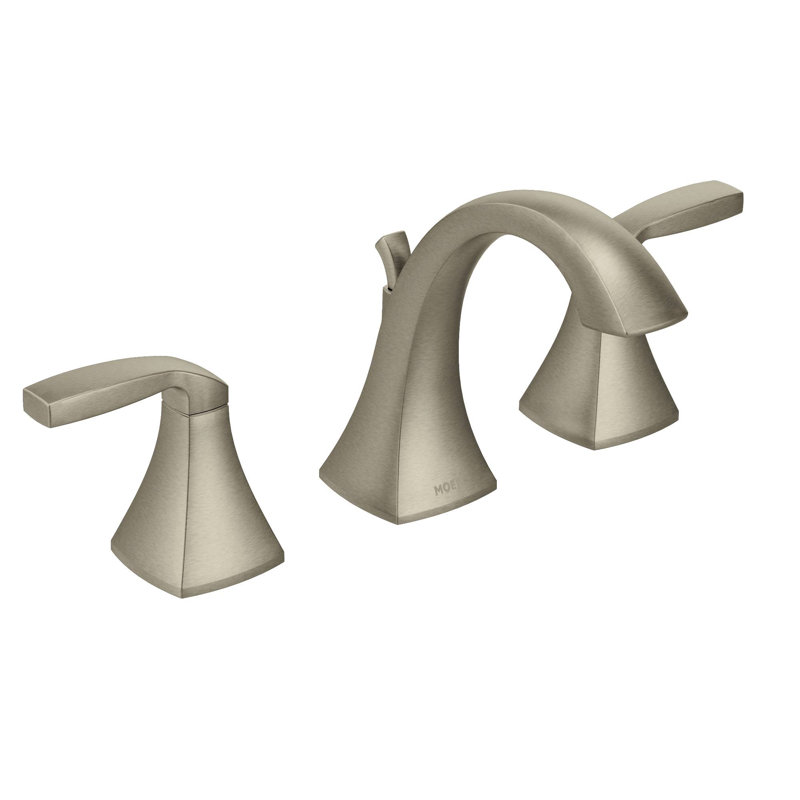 Robinet de salle de bain à large arc Voss avec ensemble de drain Voss, Chrome poli