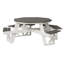 Berlin Gardens Regular Top With Base Ada Octagon Picnic Table-1388312527-1388312518