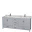 Sheffield 79" Double Bathroom Vanity Base Only-31336920