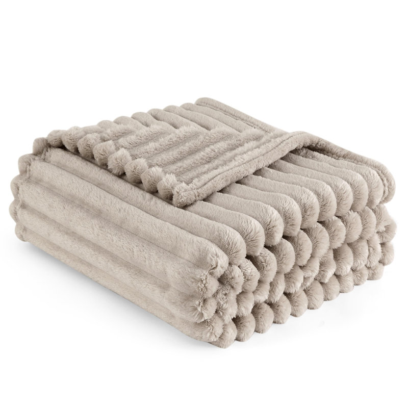Bedsure Fitted Sheet Deep - Bed Sheets Extra Deep Pocket made of Soft Brushed Microfiber for Bed, Beige, 170cm x 130cm