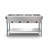 Four Pan Open Well Electric Steam Table with Undershelf, ST-4P-O