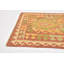Tapis noué la one-of-kind à la main-nouvelle ère rouille rouge 2 pi 10 po x 4 pi aire de laine 10 po Elland