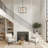  Aldrena 6-Light Large Dimmable Geometric Sputnik Kitchen Island Chandelier